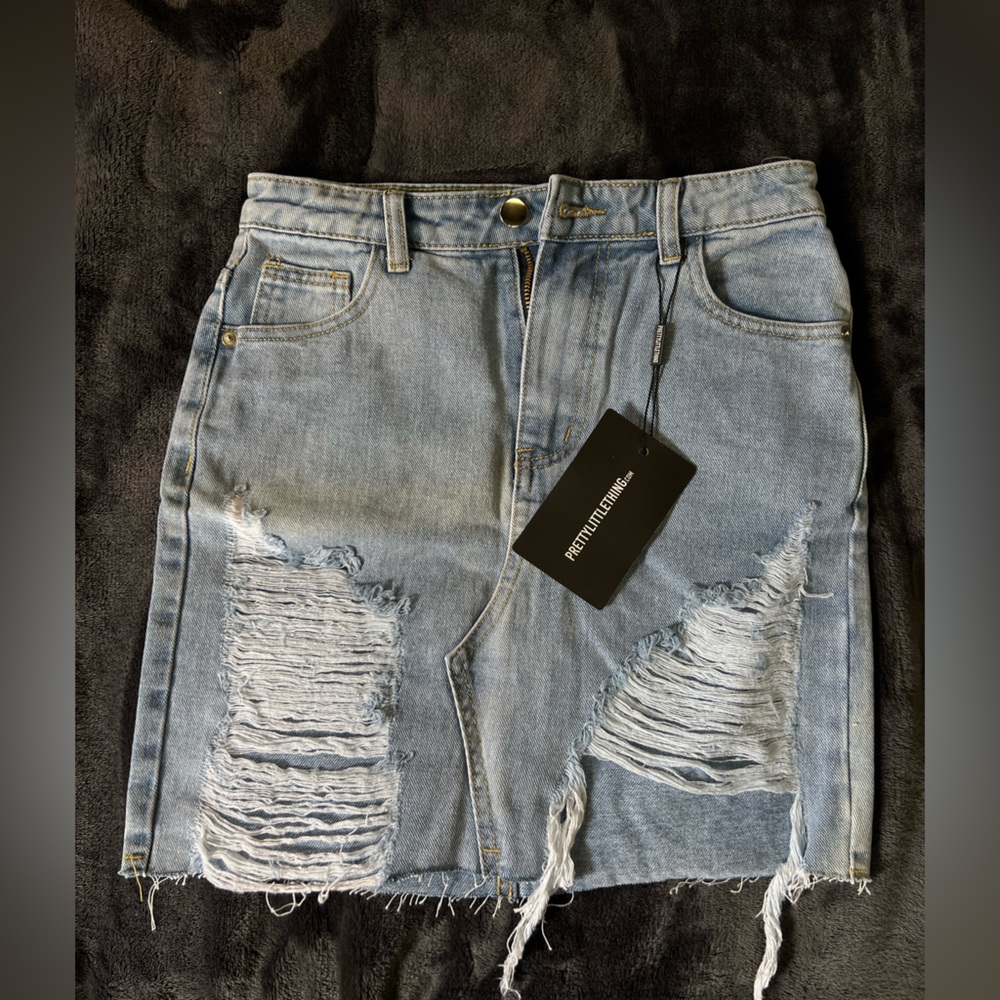 PLT JEAN SKIRT